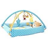 Prettyia ベビー　赤ちゃん　ソフトコットン　ラトル　おもちゃ　プレイマット　ベッド　遊び場　柔らかい　6種類選べ - ＃2, サイズ1