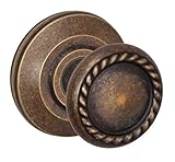 Fusion Hardware P-15-Z2-0-MDB Elite Collection Rope Passage Knob with Cambridge Rose, Fullset/Pair, 