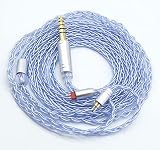 【JSHiFi-SKY】リケーブル2pin4.4mmイヤホン延長5極4.4mmバランスケーブル8芯銀メッキhi-fiオーディオイヤホンアップグレードケーブルKZなど中華イヤホン対応(2pin4.4mm)