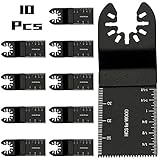 elfishjp マルチツール 替刃 マルチツール用ブレード 替刃 カットソー ブレード 10 点セット お得な使用頻度の高い替刃セットスクレーパー 互換 替刃 日立 マキタ ボッシュ 先端工具 メタ