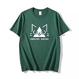 [FBZWVCJJ] モンハン アイルー tシャツ メンズ レディース カップル 半袖 ポリエステル ゆったり uネック 記念シャツ 学園際 オッフライ イベント ギフト プレゼント 周辺グッ (2XL,6) [並行輸入品]