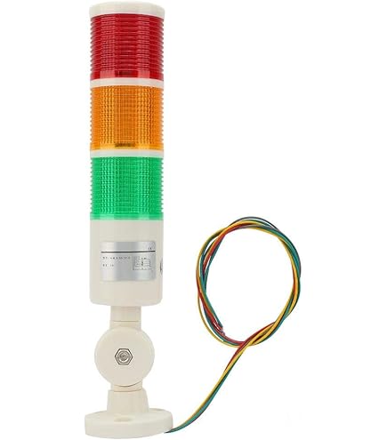Amazon | パトライト LED中型積層信号シグナル・タワーAC/DC24V 点滅