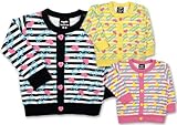 (キャンディヘブン)candy heaven 【candy heaven】 キャンディヘブン 綿スムス ハートボタン カーディガン風 長そでTシャツ 80cm/90cm/95cm 95 ピンク