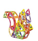 Shinehalo 磁石ブロック マグネット 磁石付き積み木 磁性構築ブロックのおもちゃ 知育玩具 カラフルゲーム モデルDIY Toys For Kids 89ピース LT2002 …