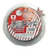 金象印 金象メタリックコード グレー 草刈専用ナイロンコード2.4角×15m (130093)