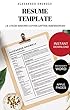 Alexander Knowels Resume CV Template for Microsoft Word and Apple Pages: INSTANT DOWNLOAD (Stand Out Shop Resume Templates Book 1) (English Edition)