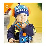 キュートなニット帽 ベビーマフラー マフラーと帽子セット 耳あて付 全７色 帽子ベビー 綿 児童の帽子 可愛い帽子 秋冬の毛糸 耳あて 防寒性 ニットキャップ 新生児 赤ちゃん 全4色 子供帽子 幼児