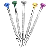 PrecisionフラットブレードスロットスクリュードライバーWatchmaker修理ツール0.8 – 1.6 MM – 5個