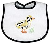 Raindrops Duck Appliqued Bib, Black by Raindrops [並行輸入品]