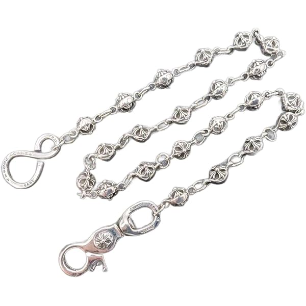 ディオブラス　diosbras　ウォレットチェーン　白真鍮シルバーコーティング Amazon.co.jp: [diosbras] ウォレットチェーン ウォレット シルバー