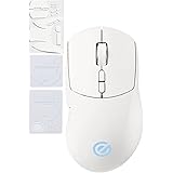 エレコム ゲーミングマウス V custom VM600PE ワイヤレス 無線2.4GHz/有線両対応 充電式 8ボタン DPI26000 650IPS 50G 距離センサー搭載 75g グリップシート付属 ホワイト M-VM600PWH