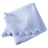 【G.H.HURT&SON】 Soft Lacy Baby Shawl ソフトレーシーベビーショール(blue)(正規代理店商品)