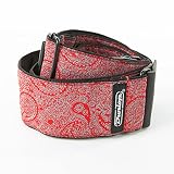 [Jim Dunlop] ジム ダンロップ D67-11 Jacquard Strap Paisley Red ジャガード ギターストラップ ペイズリーレッド
