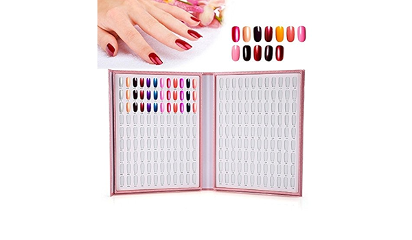 Amazon カラーチャート ブック Delaman ジェルネイル カラーガイド サンプル帳 216色 ピンク Delaman ジェルネイル 通販