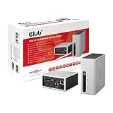 CLUB3D SenseVision USB 3.0 4K UHDミニドッキングステーションブラッシュドアルミニウムデザイン - ノートブックドックとポートリプリケータ（ドッキング、USB 3.0（3.1 Gen 1）タイプA、USBタイプB、3.5 mm、1920 x 1200ピクセル、3840 x 2160ピクセル）