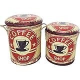 ヴィンテージ風 フェイク ペール缶スツール 2P IAC-2PST-433