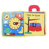 B Blesiya 耐久性　布の本　早期教育　書籍おもちゃ　おしゃべり　基本的　ライフスキル　知育玩具