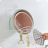 Saimホワイト折りたたみ式Wall HangingワイヤストレージラックW 3フック