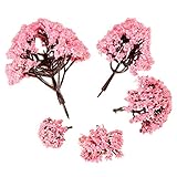 amzmonnsuta 5サイズピンクの桜の妖精の庭の飾りプラントポットインテリア