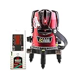恒昌光電 8ライン レーザー墨出し器+受光器セット HCR02-8 4垂直・360°水平 ８方向 墨出し器 水平器 フルライン測定器 MP-QDX8