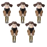 【ノーブランド品】ガーデンDIY 盆栽 ドールハウス ミニチュア マイクロ 風景 装飾品 アクセサリー 庭の装飾 インテリア 5個 女の子 ドールハウスの装飾