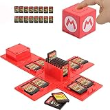 Nintendo Switch用ゲームケース スイッチゲームカードホルダー 16個のゲームストレージキューブ ポータブルゲームカードオーガナイザー Switch Lite用