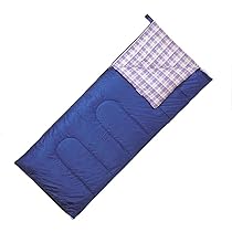 未使用 チェック柄　寝袋　 シュラフ 定番の封筒型寝袋にチェック柄が登場！大型洗濯機で丸洗いOK