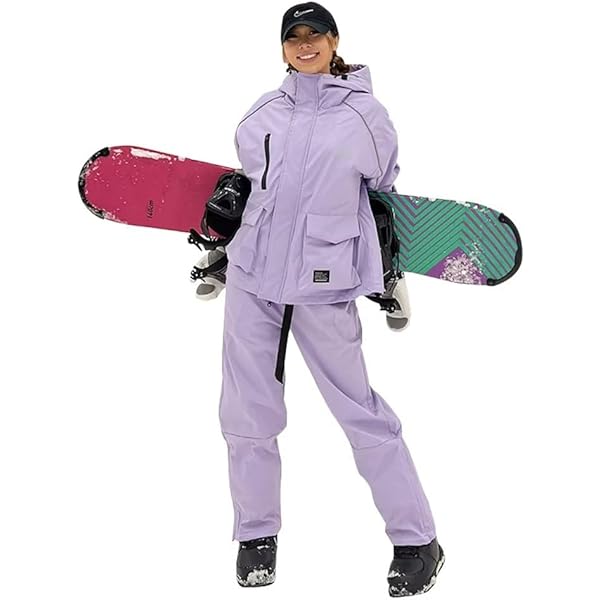 Amazon.co.jp: [OSGOO] スノーボード ウェア 上下セット メンズ 保温