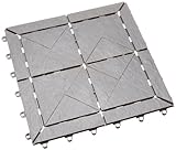 山崎産業 ジョイントタイル 石目ユニット E ダークグレー