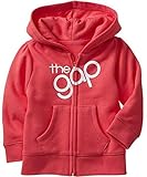 GAP（ギャップ）baby GAP フード付き プリントロゴ コットン パーカー（ローズ色)【月齢：6ヶ月-2歳】（並行輸入品） (12-18M（1歳-1歳半）)
