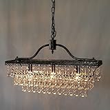 LightInTheBox Traditional Crystal Chandeliers Pendant Lights Ceiling Lamp Fixture [並行輸入品]