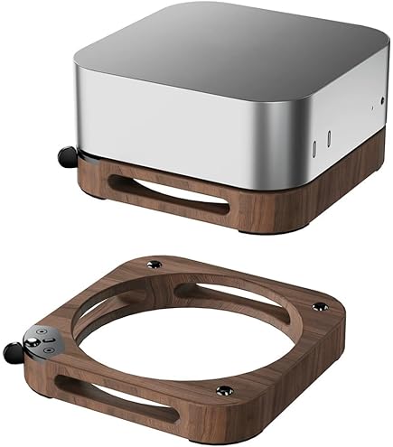 Amazon.co.jp: CYAYLM 木製スタンド Mac Mini 4用 ウォールナット
