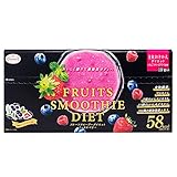 たらみ FRUITS SMOOTHIE DIET （フルーツ スムージー ダイエット)　ミックスベリー 1箱 (10食入) メール便
