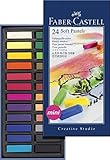 ファーバーカステル ソフトパステル 24色セット 紙箱 128224 [日本正規品]