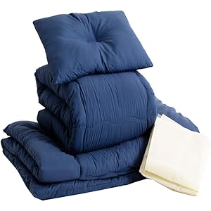 アイリスプラザ 布団 セット シングル 4点 セット 洗える ほこりの出にくい ピーチスキン加工 固綿 軽量 抗菌 防臭…