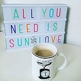 Kicode 結婚式誕生日父の日の装飾、壁の装飾、メッセージボードなどのライトボックス 文字で シネマライトボックス (ライトボックスなし)