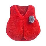 (プタス)Putars ベビー服 子供服 コート ベスト 冬服 女の子 六色 フェイクファー もこもこ 可愛い 秋 冬 運動服 旅行 記念日 プレゼント 6-24ヶ月