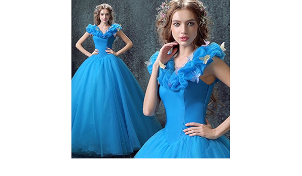 39 割引経典ブランド ワンピースディズニープリンセスシンデレラコスプレコスプレ衣装ブルーウェディングドレスイベントパーティーコスチューム舞踏会演奏会披露宴ドレスda377f0f0z7 ワンピース ドレス レディース服 Urbanfarminginstitute Org