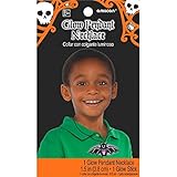 Amscan Family FriendlyハロウィンTrick or Treatグローネックレスwith BatペンダントパーティーFavour2パック、ブラック/パープル、36 "