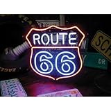 ネオンサイン ルート66 ROUTE66 ネオン管 ネオンライト 店舗照明 ガレージ アメリカン雑貨