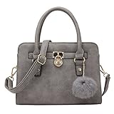 Prawey（TM）フグボール・メッセージバッグトートバッグジッパークロスボディバッグブラックPA869824でファッション女性のハンドバッグ女性レディースショルダーヌバックバッグ