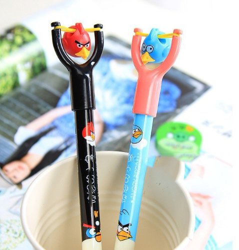 ココ)COCO 文具 アングリーバード パチンコ ボールペン 【 4本