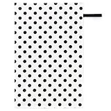 赤ちゃんにやさしい安心おむつ替えシート（日本製）　polka dot large（white）　B0704900