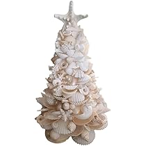 貝殻　ヒトデ　オーナメント　ナチュラル　クリスマス　クリスマスツリー　飾り　海 Amazon.co.jp: ハンドメイド貝殻&ヒトデのオーナメント - 4個
