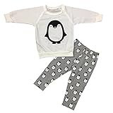 MIOIM 子供服 上下セット ペンギン印 ボーイズ 男の子 ベビー服 冷房対策 長袖 長ズボン 2セット100 90 80 70