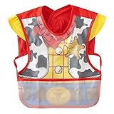 ベビー 食事エプロン 袖なし 防水 半袖 なりきりエプロン 265 (ウッディ)