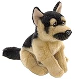 Animal Alley Plush 9 German Shepherd Dog Black and Tan by Toys R Us