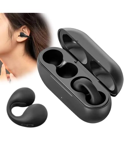 ambie Sound earcuffs AM-TW02 (Black × Black) : Amazon.com.au: Home