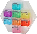 不二貿易 R.U.BOX ヘキサゴン 0.14L 8杯 マルチクリア 24494