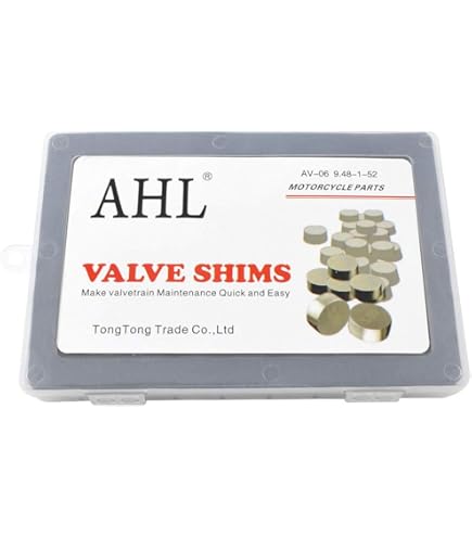 Road Passion 9.48mm Pastiglie Valvola Kit Regolazione Del Gioco Alle Valvole 1.20mm-3.50mm 1x52 Pcs Per Honda CRF450R 2002-2012 / CRF450X 2005-2009 2012 - Foto 11